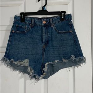 denim shorts